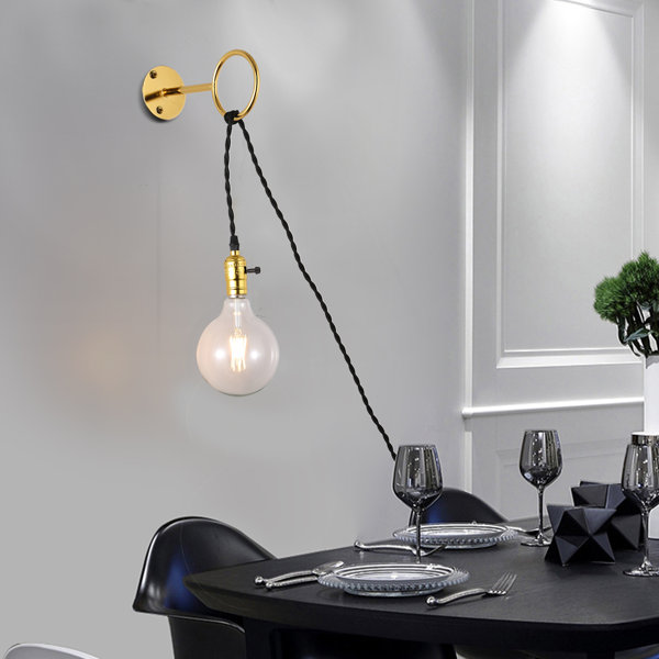 Hanging wall store lights plug in
